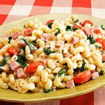 Gruyère and ham pasta