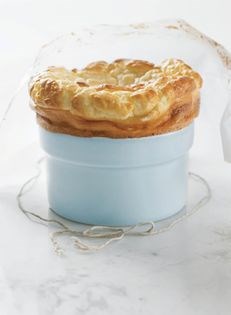 Gruyère and Parmesan soufflé