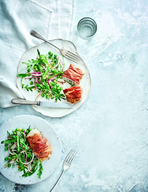 Gruyère-and-sage-stuffed pork