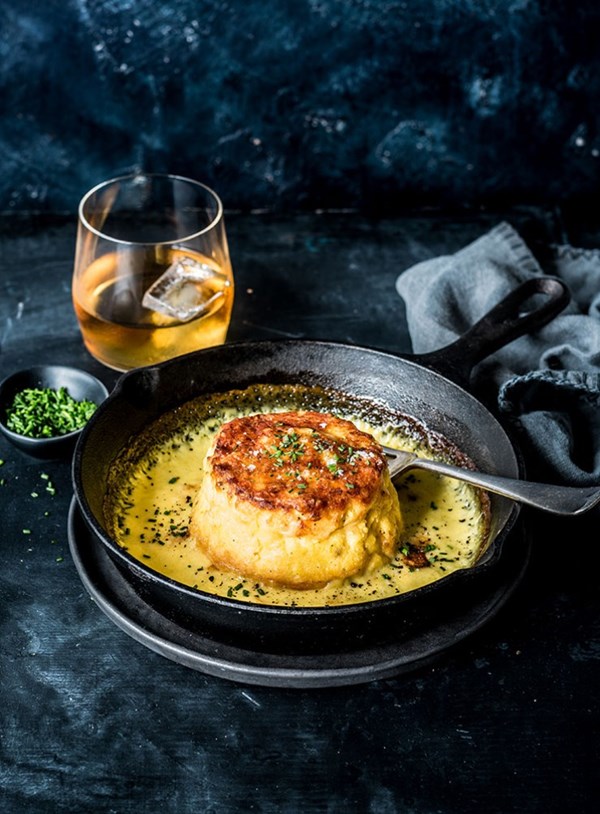 Gruyère cheese soufflés
