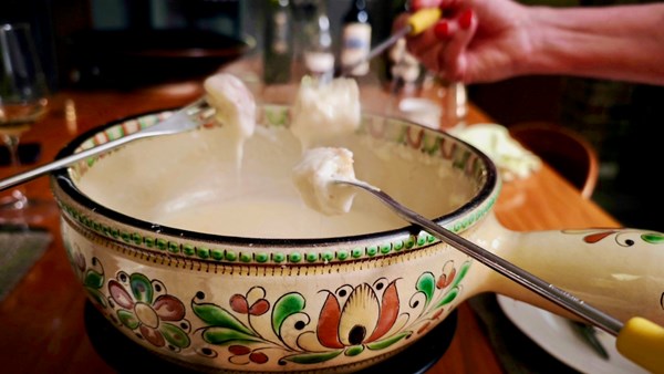 Gruyère fondue