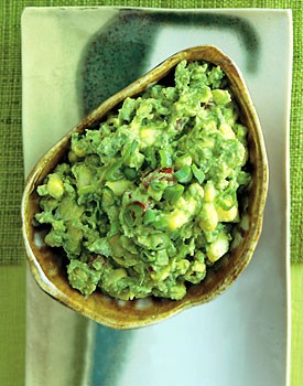 Guacamole with fresh corn and chipotle