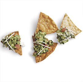 Guacamole with roasted chile, cumin, and feta