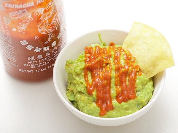 Guacamole with sriracha