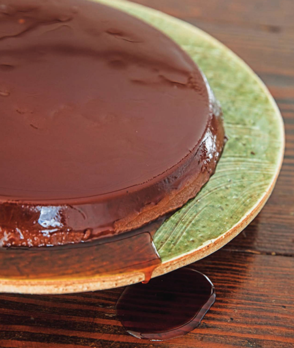 Guajillo chile flan