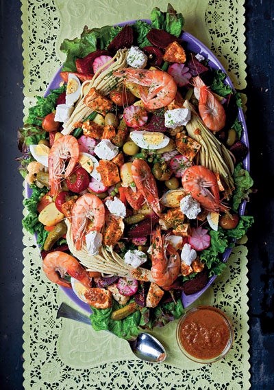 Guatemalan composed salad (Fiambre)