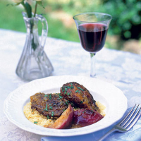 Guinea fowl and nectarine tagine
