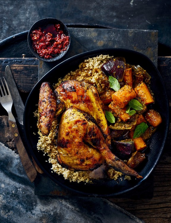 Guinea fowl tagine