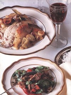 Guinea fowl with last-lick sauce