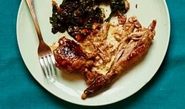 Guinea fowl with Marsala, herbs and prosciutto