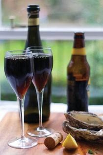 Guinness and blackcurrant 