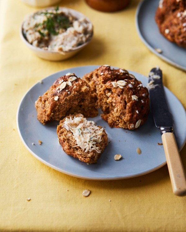 Guinness and treacle soda bread