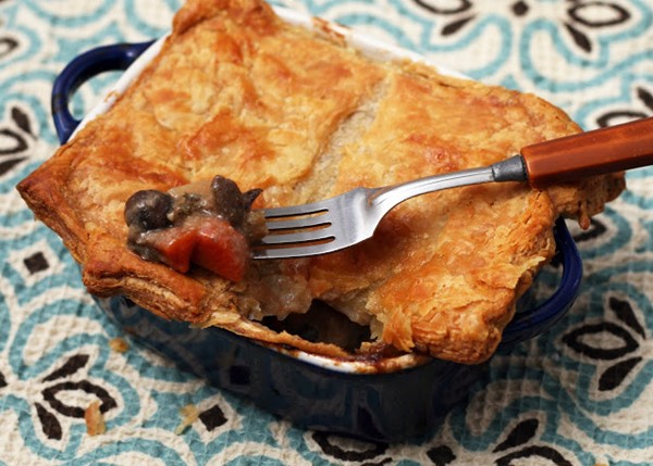 Guinness mushroom pot pie