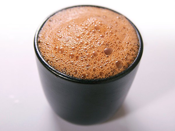 Guinness, whiskey, and Baileys hot chocolate