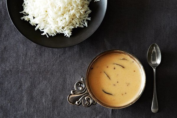 Gujarati yogurt soup (Kadhi)