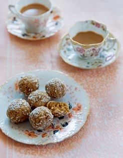 Gulab jamans infused with Earl Grey tea