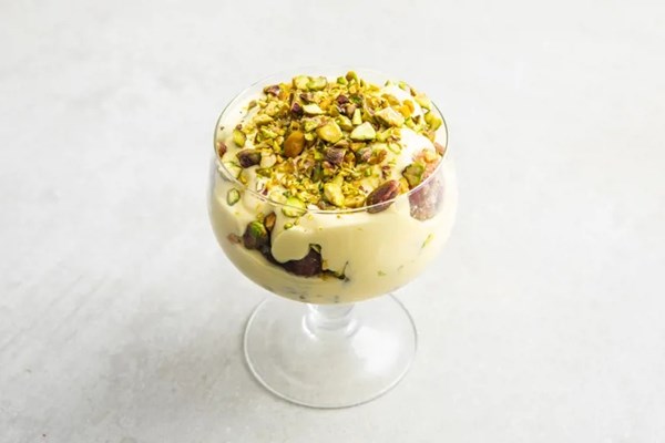 Gulab jamun rabri parfait