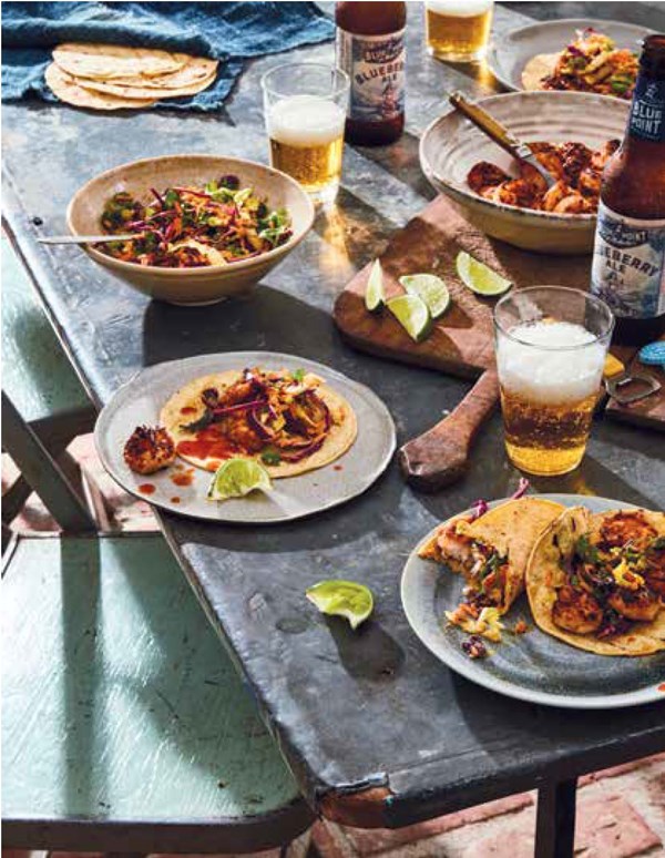 Gulf Coast shrimp tacos