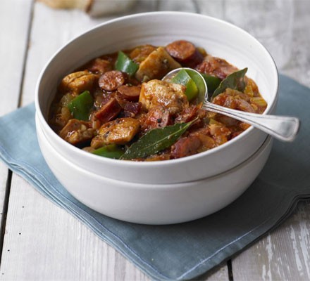 Gumbo-style chicken