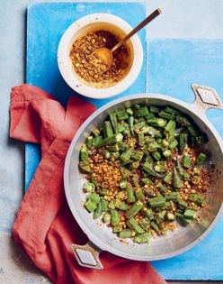 Gunpowder okra (Brinjal podi)