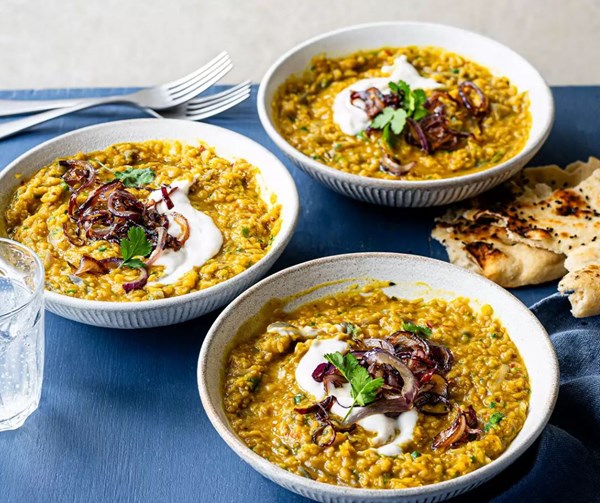 Gunpowder-spiced dal