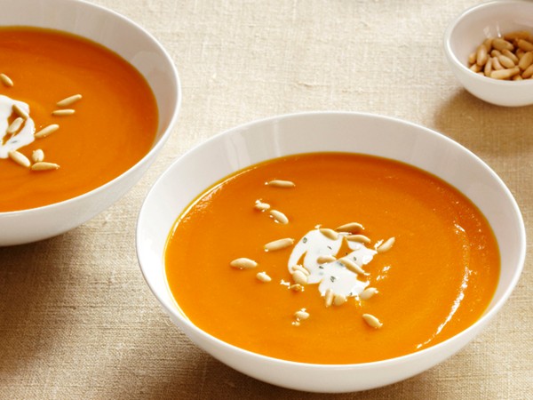 Guy Fieri's ginger-carrot soup