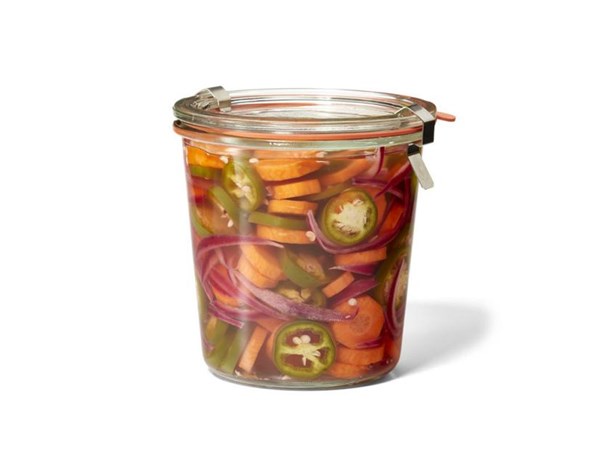 Guy Fieri's pickled carrots and jalapeños
