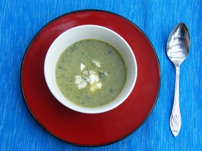 Gwyneth's broccoli & cheese soup