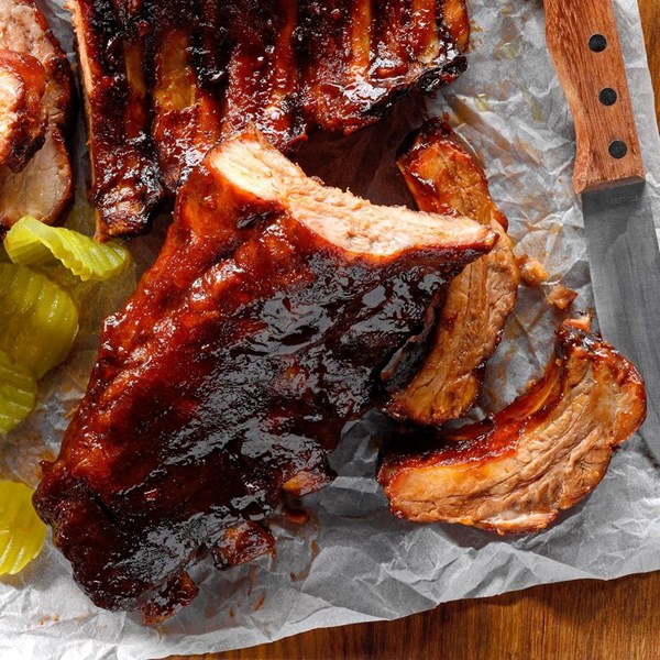 Habanero raspberry ribs
