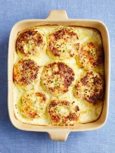 Haddock and spring onion twice-baked soufflés 