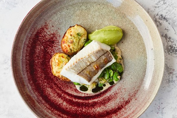  Haddock, broad beans and smoked haddock potatoes