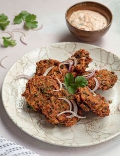 Haggis pakora with arran mustard & whisky raita