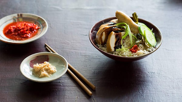 Hainanese chicken rice
