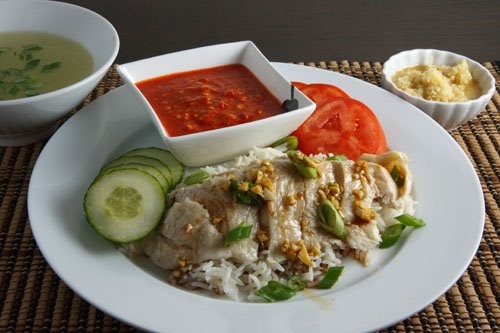 Hainanese chicken rice
