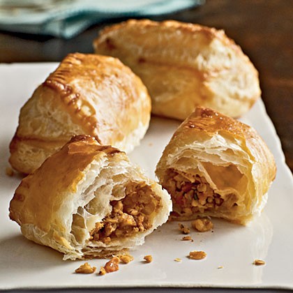 Haitian chicken pâté puffs
