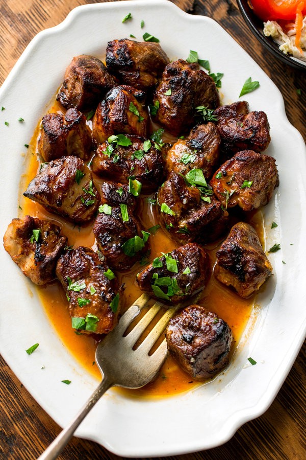 Haitian pork griot