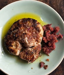 Hake marinated with onions and tomatoes