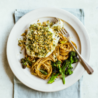 Hake with aonori seaweed and panko crumb