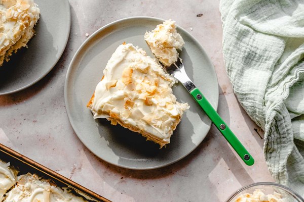 Halfway homemade coconut cake