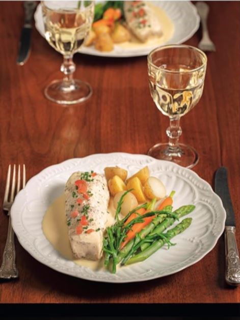 Halibut en papillote