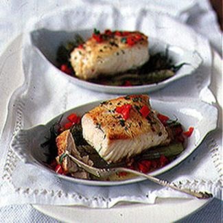Halibut with braised fennel