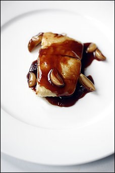 Halibut with demi-glace