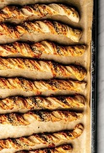 Halloumi and za’atar cheese straws