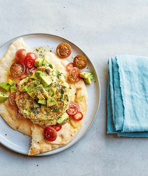 Halloumi burgers with lemon and mint