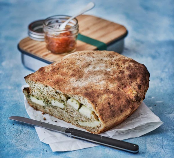 Halloumi, dill and soured cream maslenica