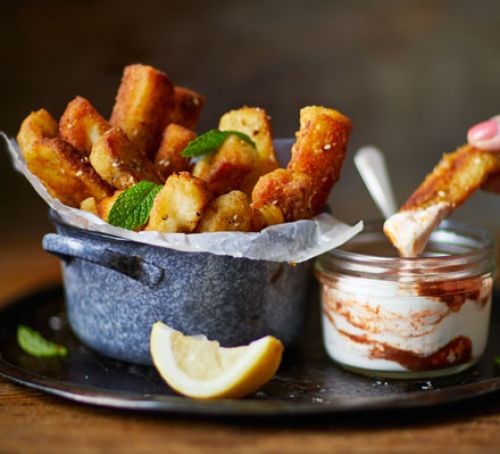 Halloumi fries