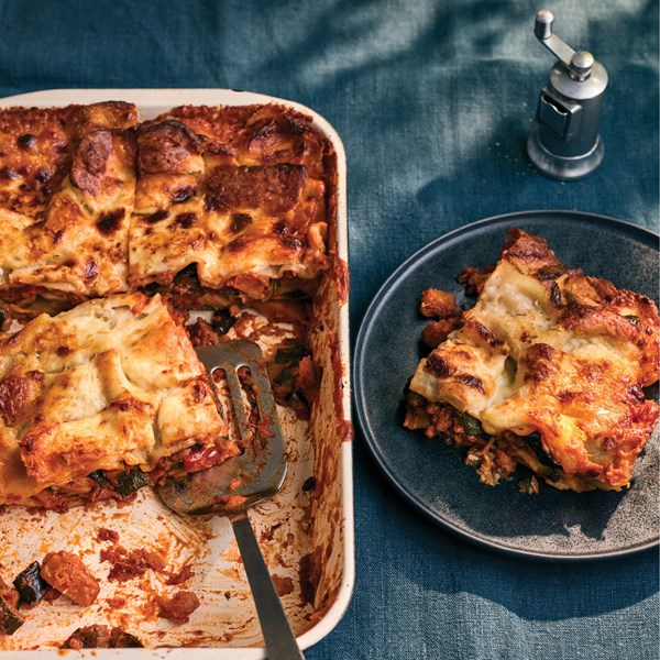 Halloumi lasagne
