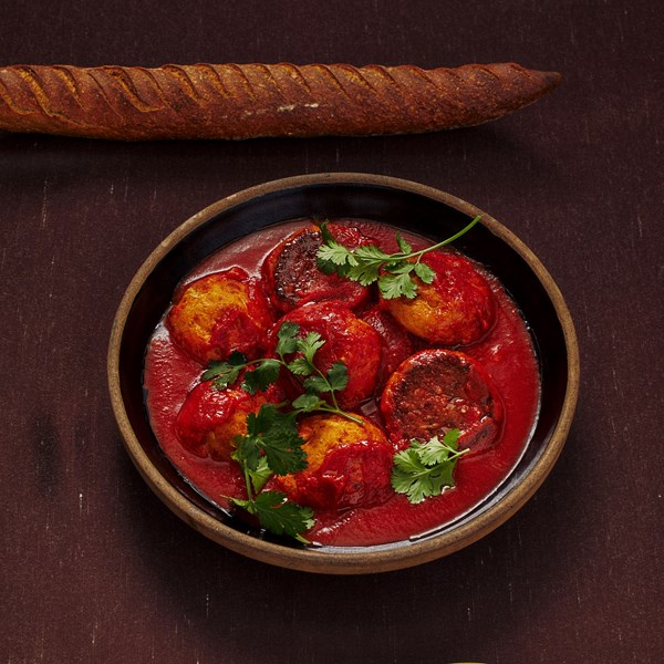 Halloumi no-meat balls