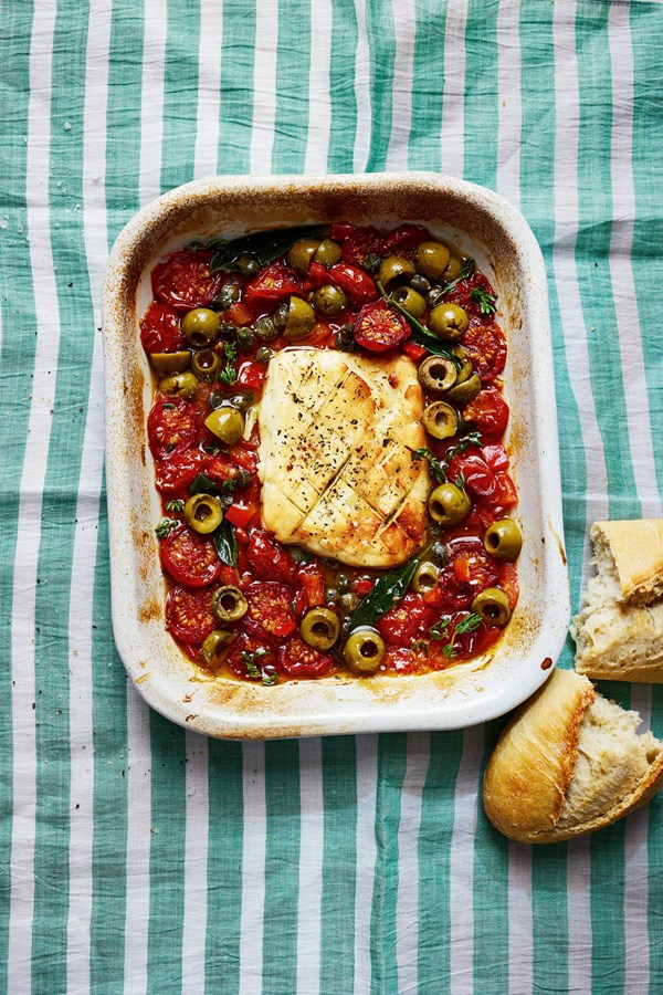 Halloumi or cod Provençal