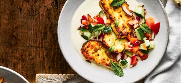 Halloumi shawarma